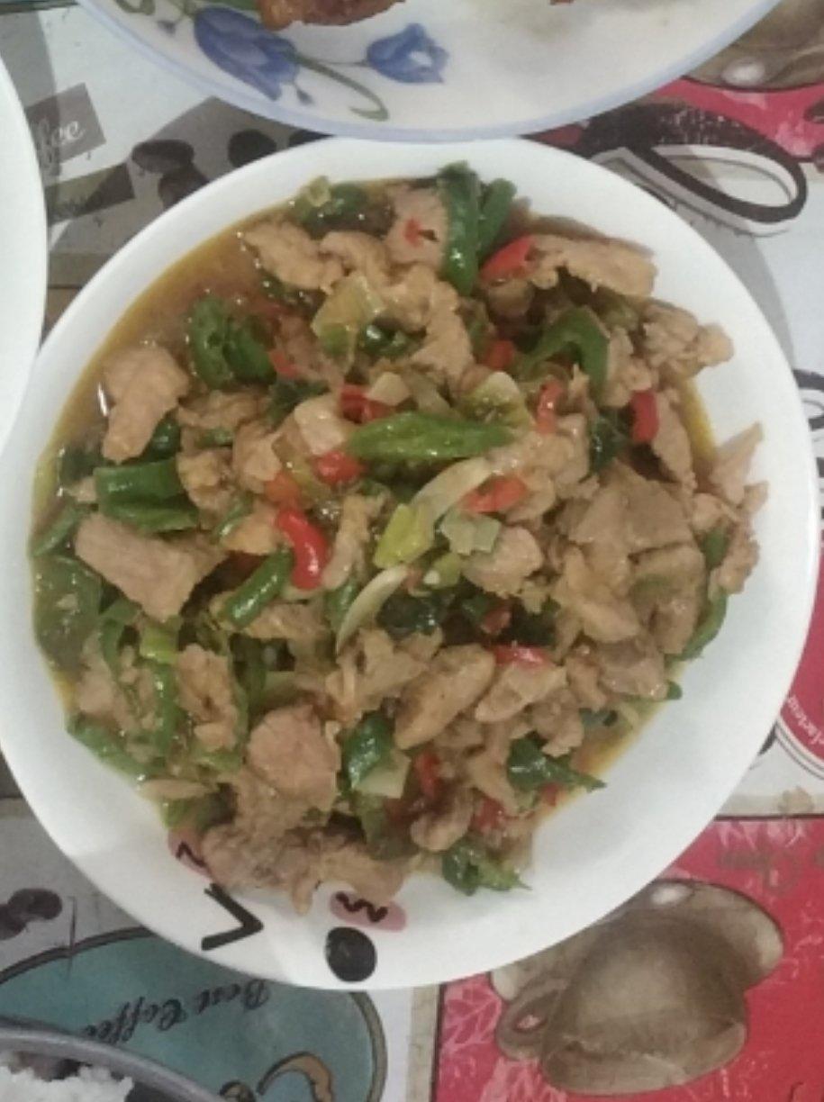青椒炒肉丝