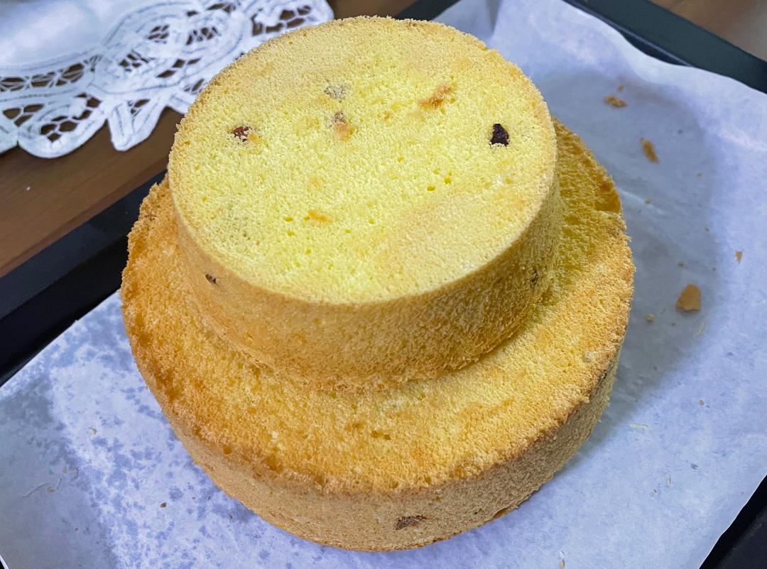 六寸戚风蛋糕