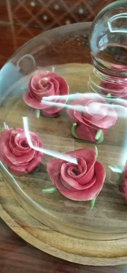 母亲节/情人节520玫瑰花馒头制作技巧