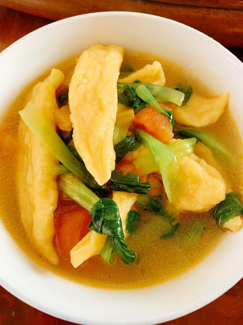 冷了也不会坨在一起的疙瘩汤/面鱼番茄汁/疙瘩汤升级版本