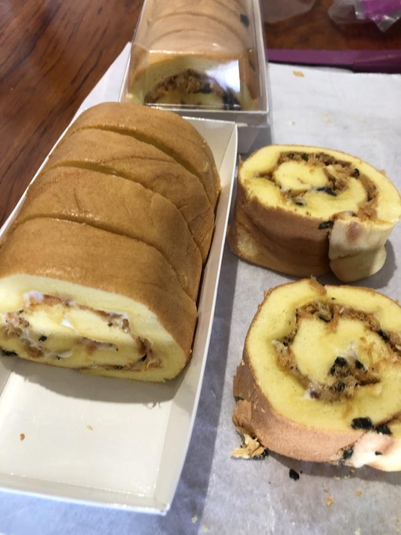 🥞肉松糯米蛋糕卷