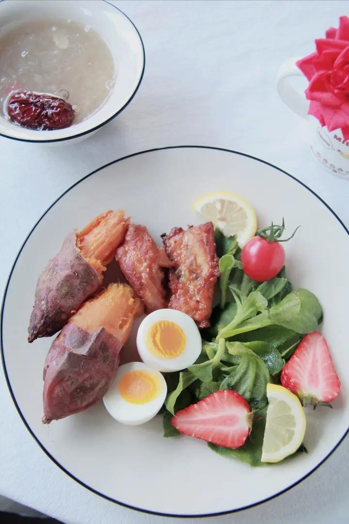 丑薯变蜜薯 绵软水润如蜜糖  不用铝箔的空气炸锅烤番薯