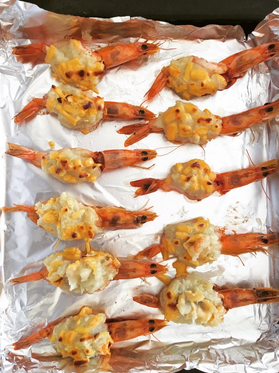 芝士烤虾（无蒜蓉版）