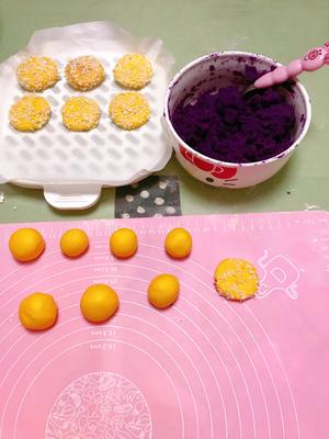 紫薯馅南瓜饼的做法 步骤3