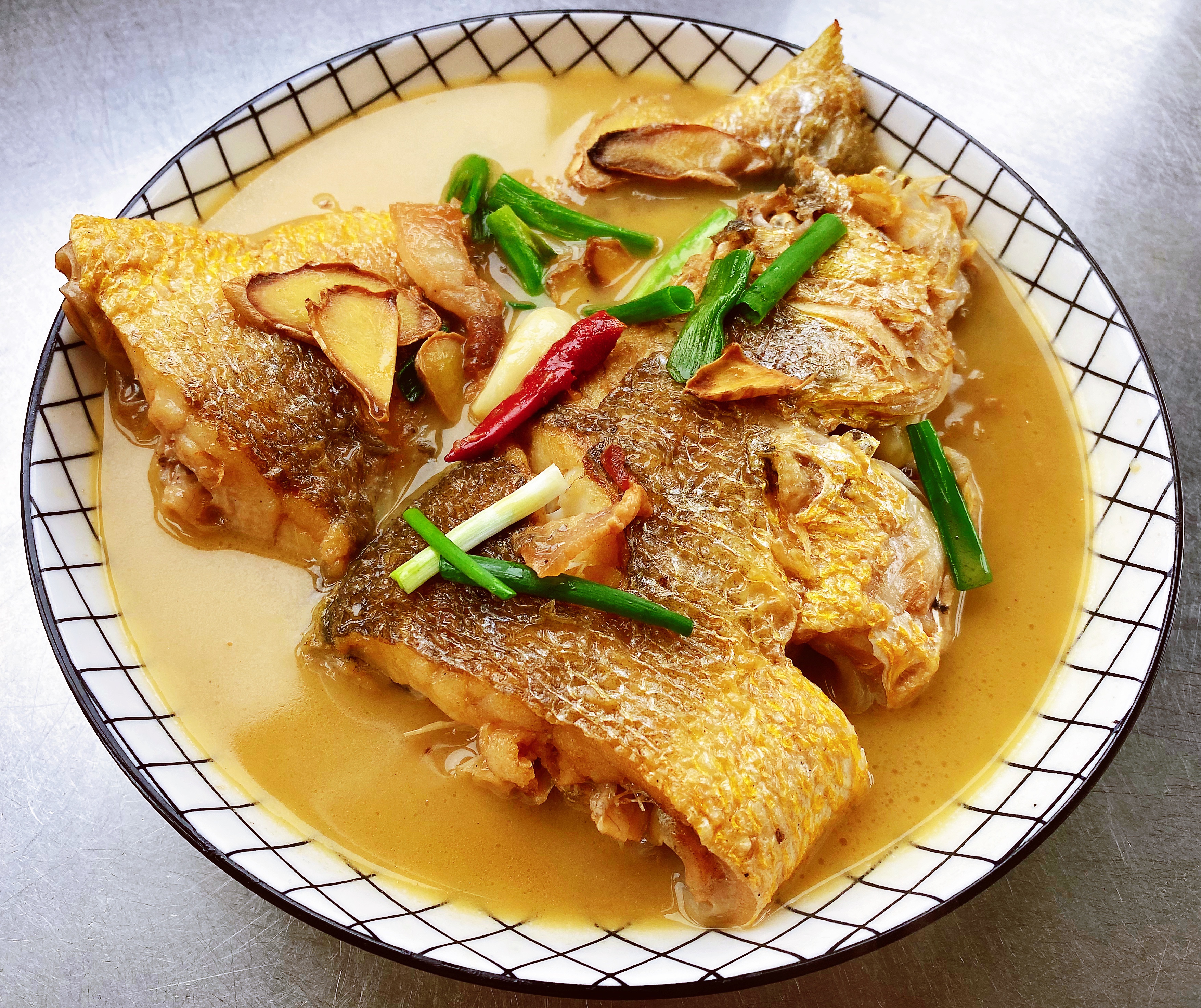 台州城市名片菜—家烧大陈黄鱼的做法