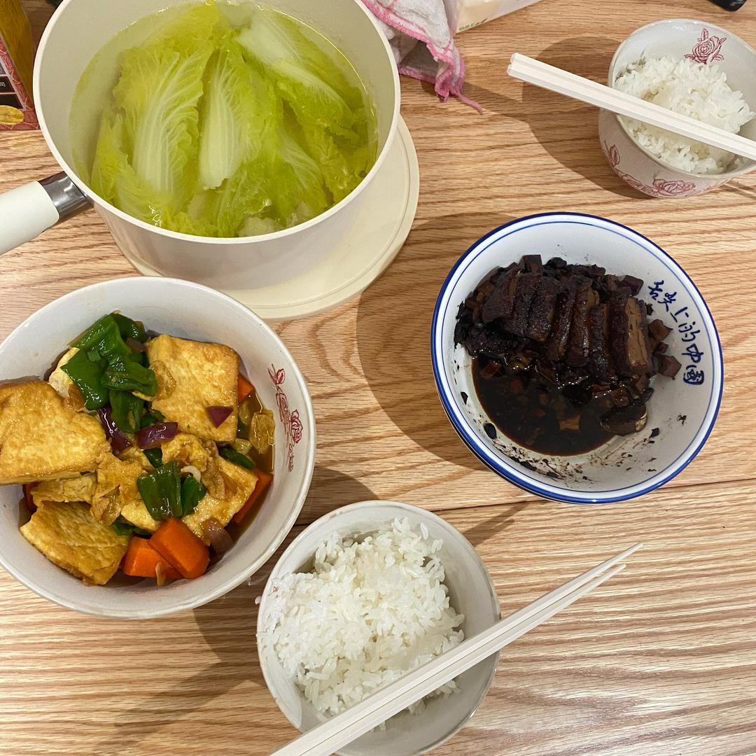 家常焖豆腐