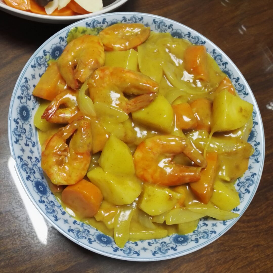 泰式咖哩虾