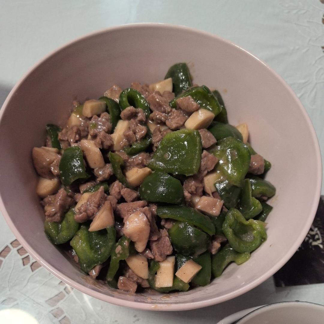 杏鲍菇牛肉粒