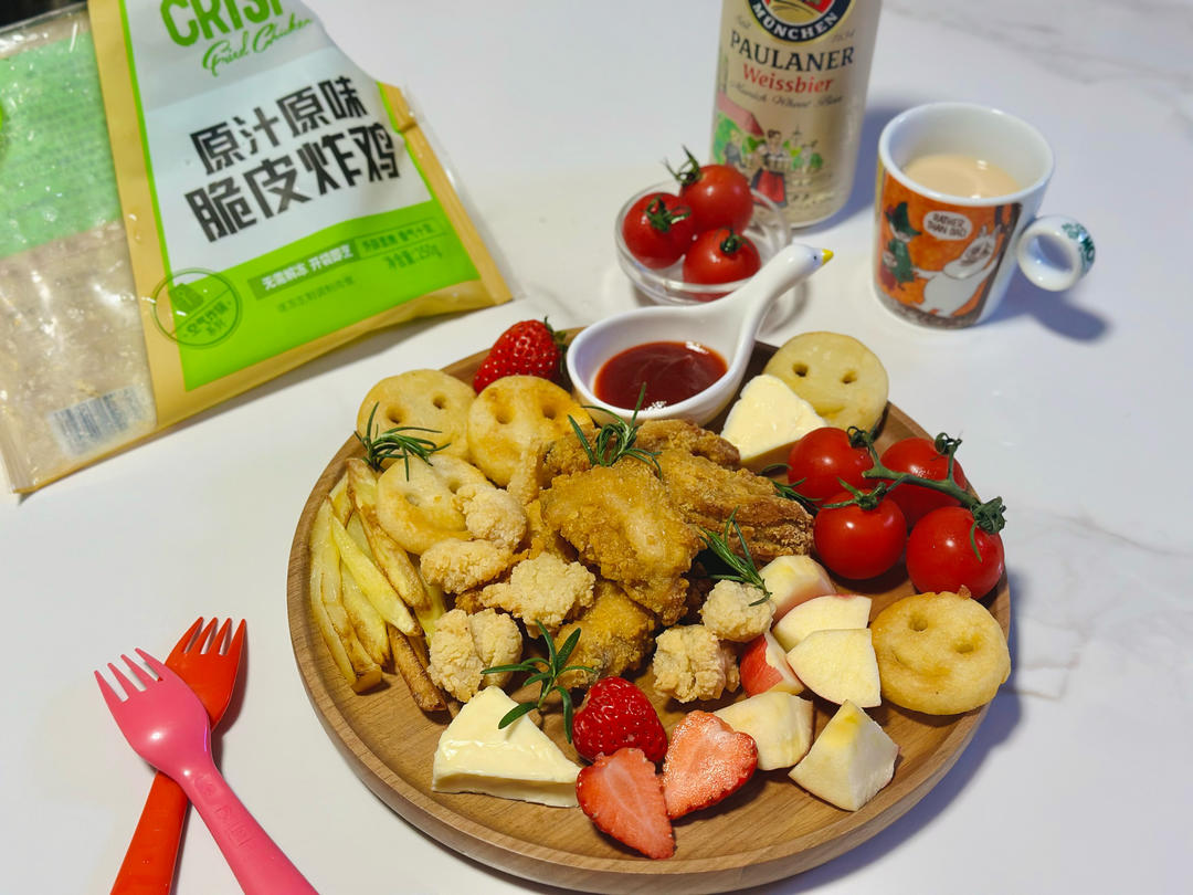 吉祥如意 | 圣农脆皮炸鸡全家福拼盘❗