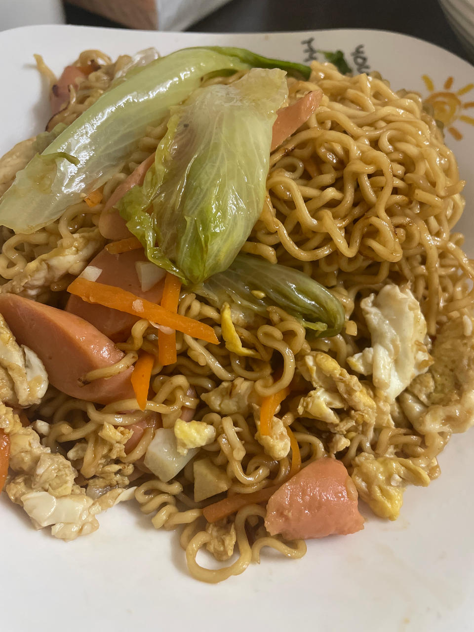 秒杀路边摊的炒方便面