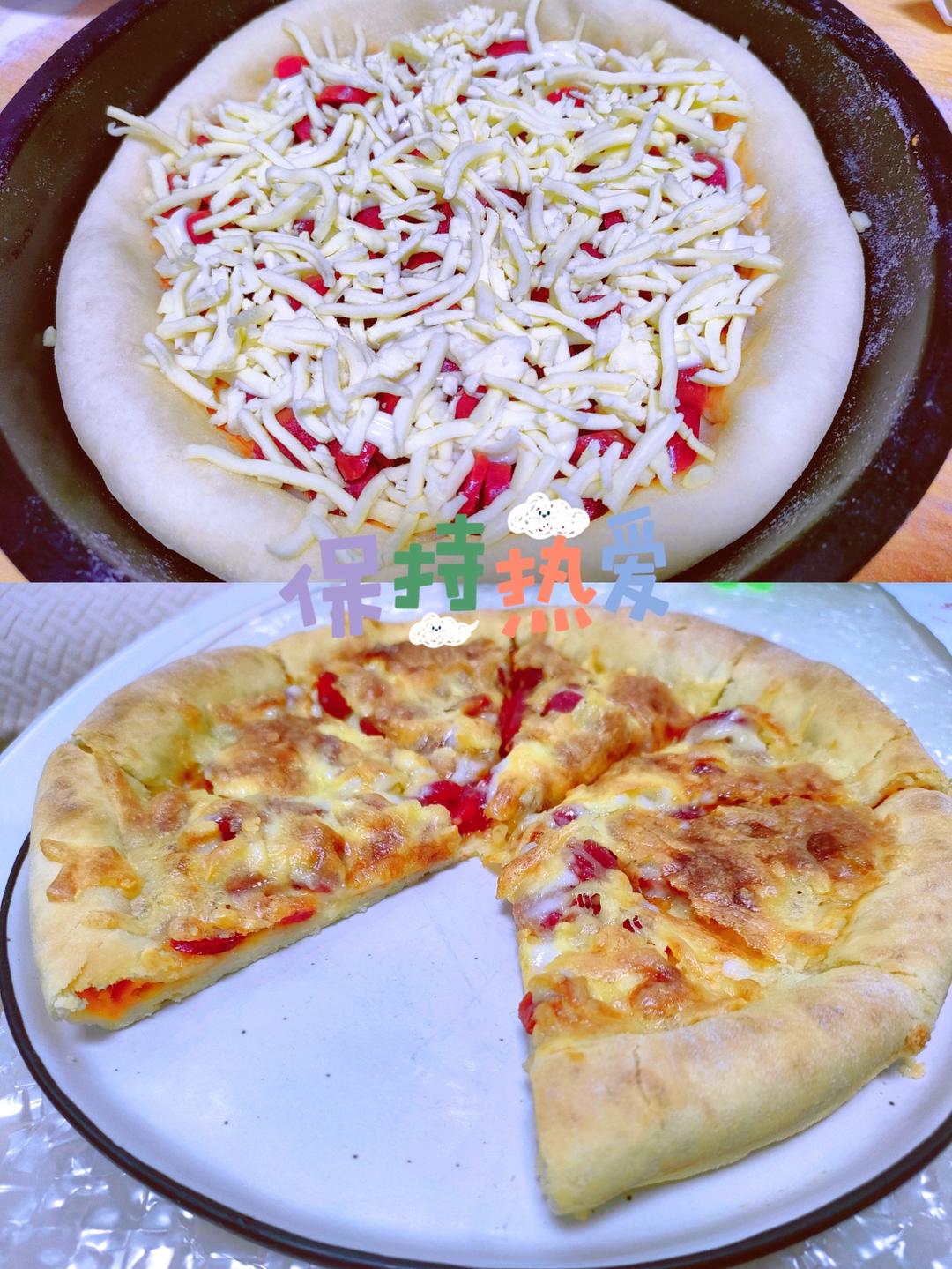 8寸披萨饼皮做法（🉑️厚🉑️薄，🉑️脆🉑️软）4张