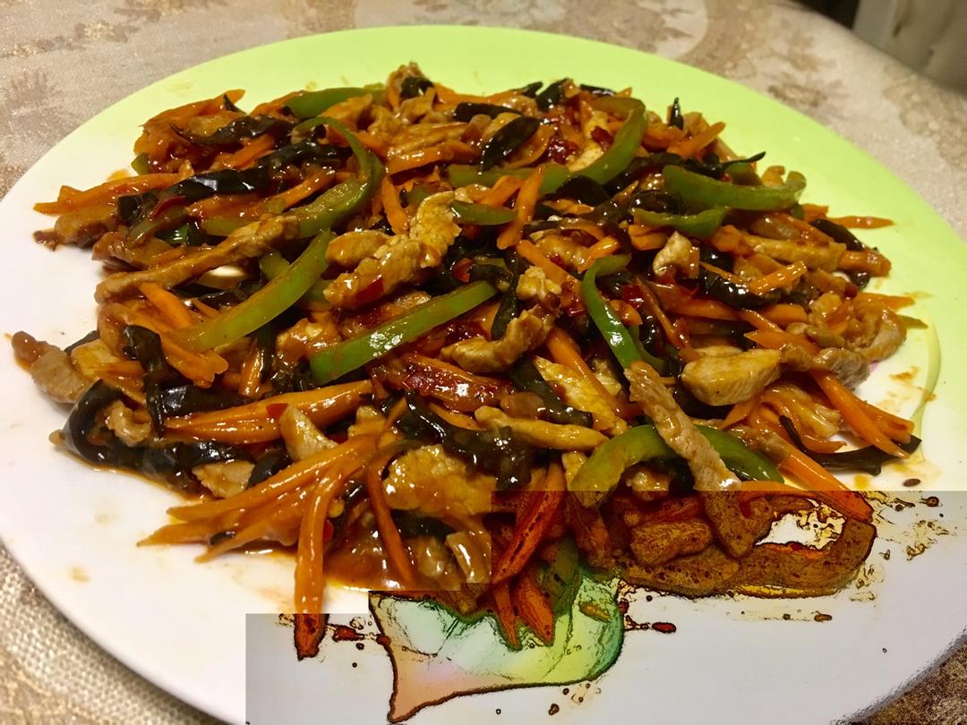 【原创】超下饭的家常川菜-鱼香肉丝（北方口味改良版）