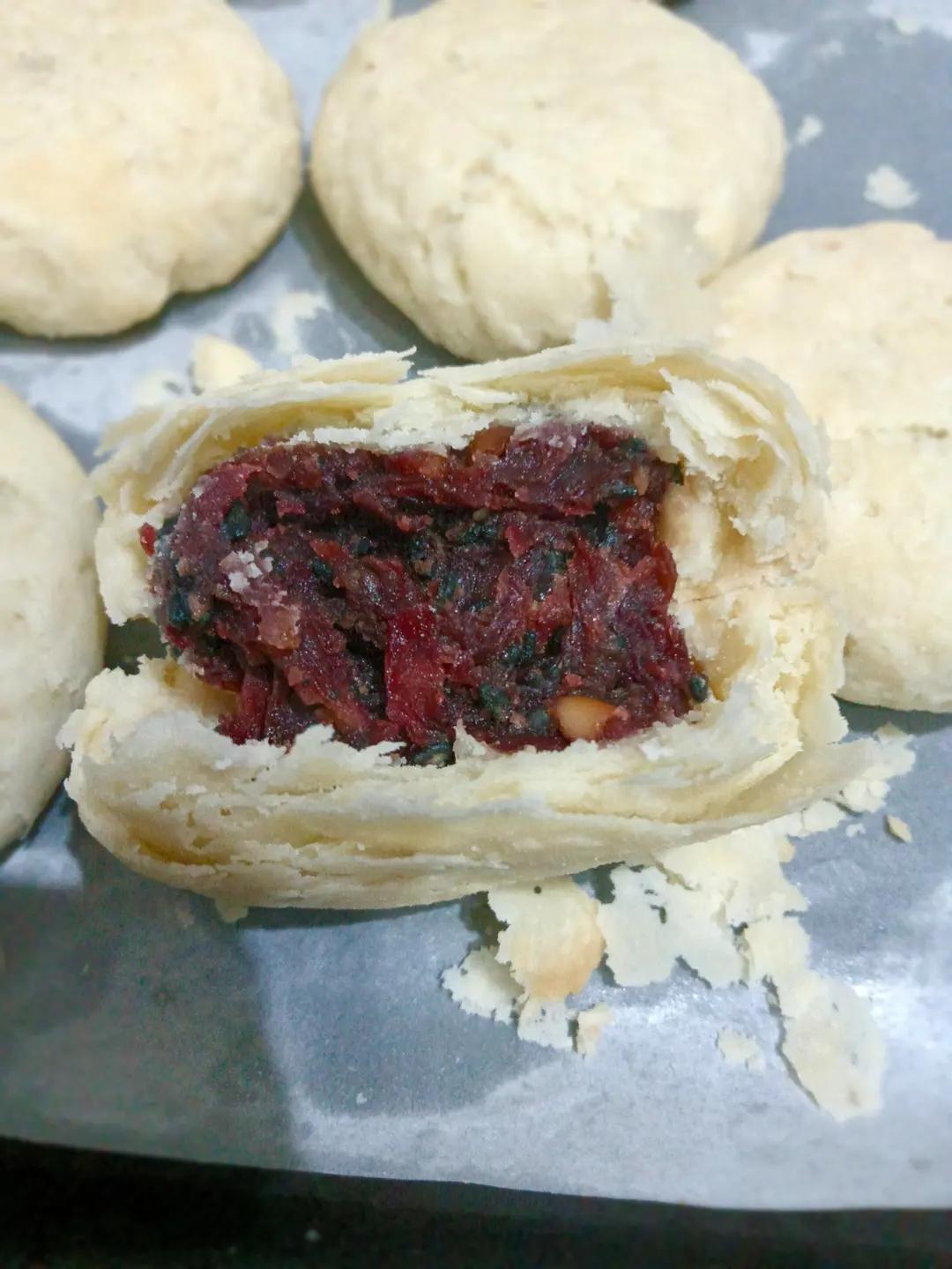 玫瑰花饼