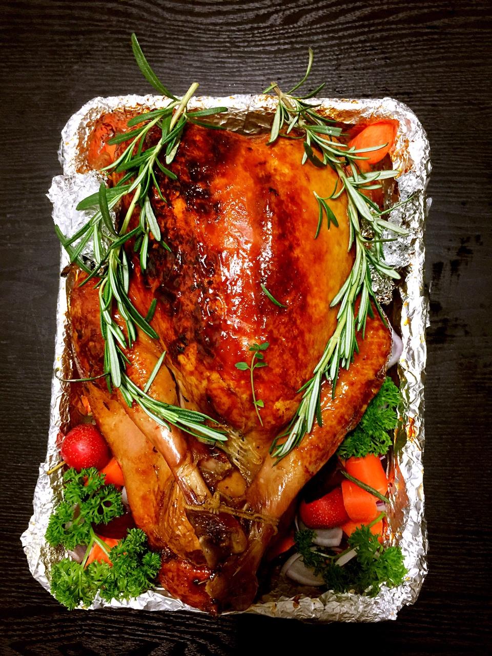 王可-2做的圣诞烤火鸡