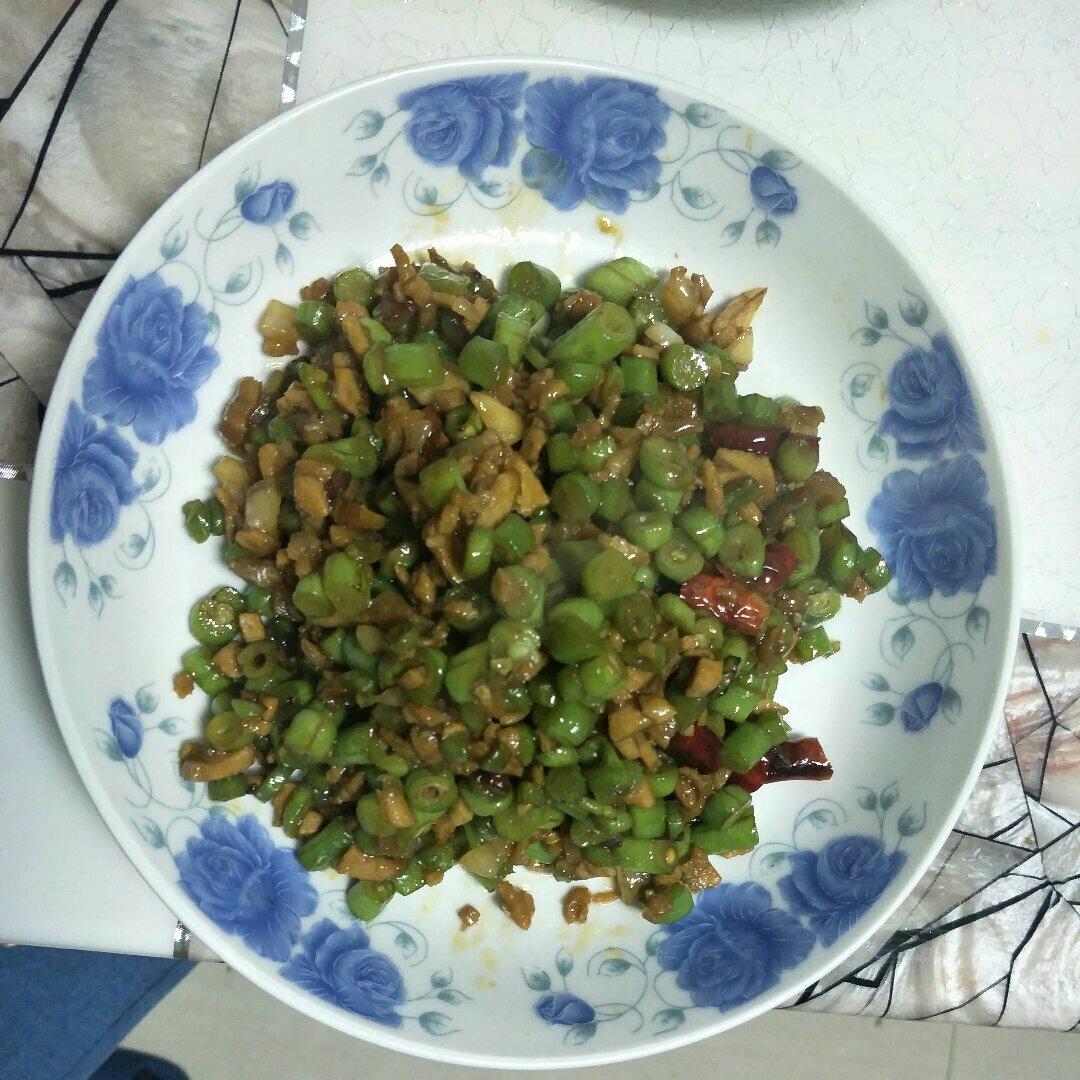 肉沫豆角下饭菜