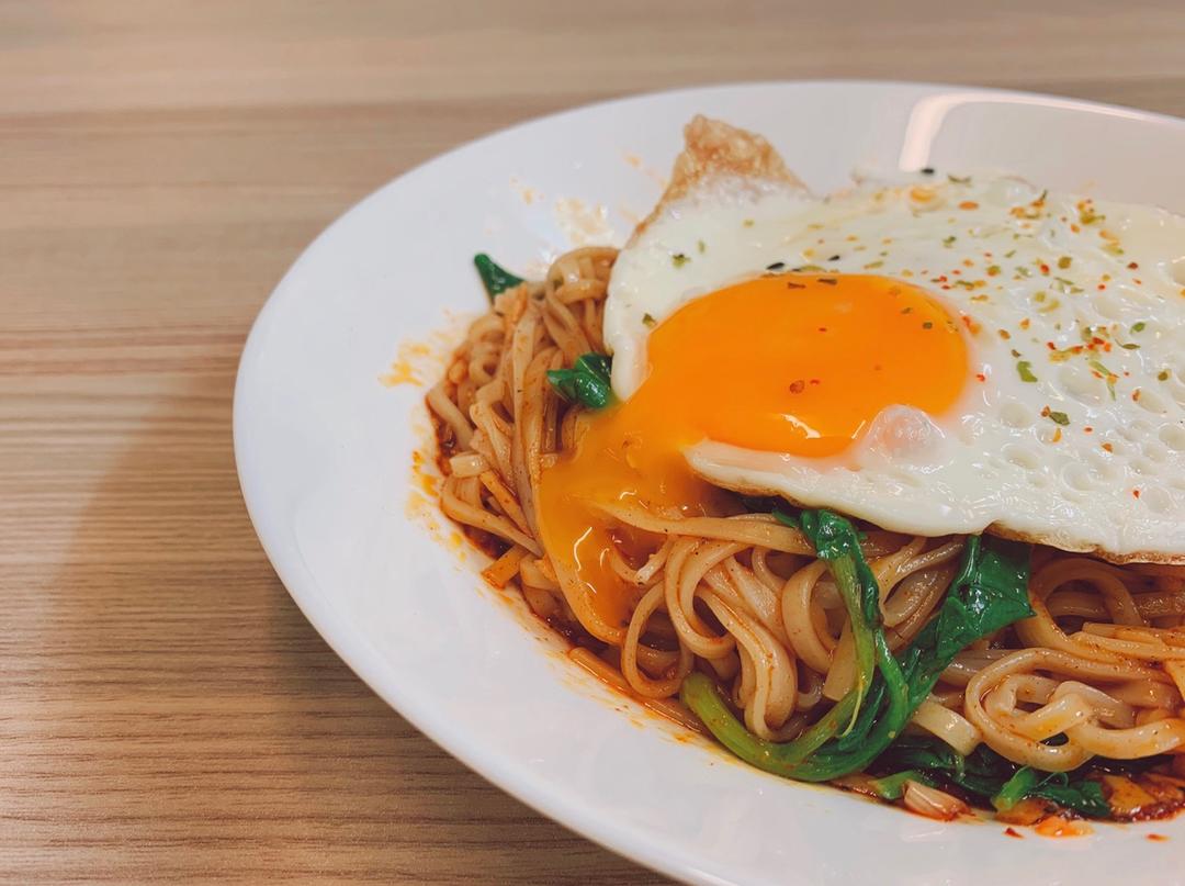 酸酸辣辣酸辣面——宿舍健康日食记