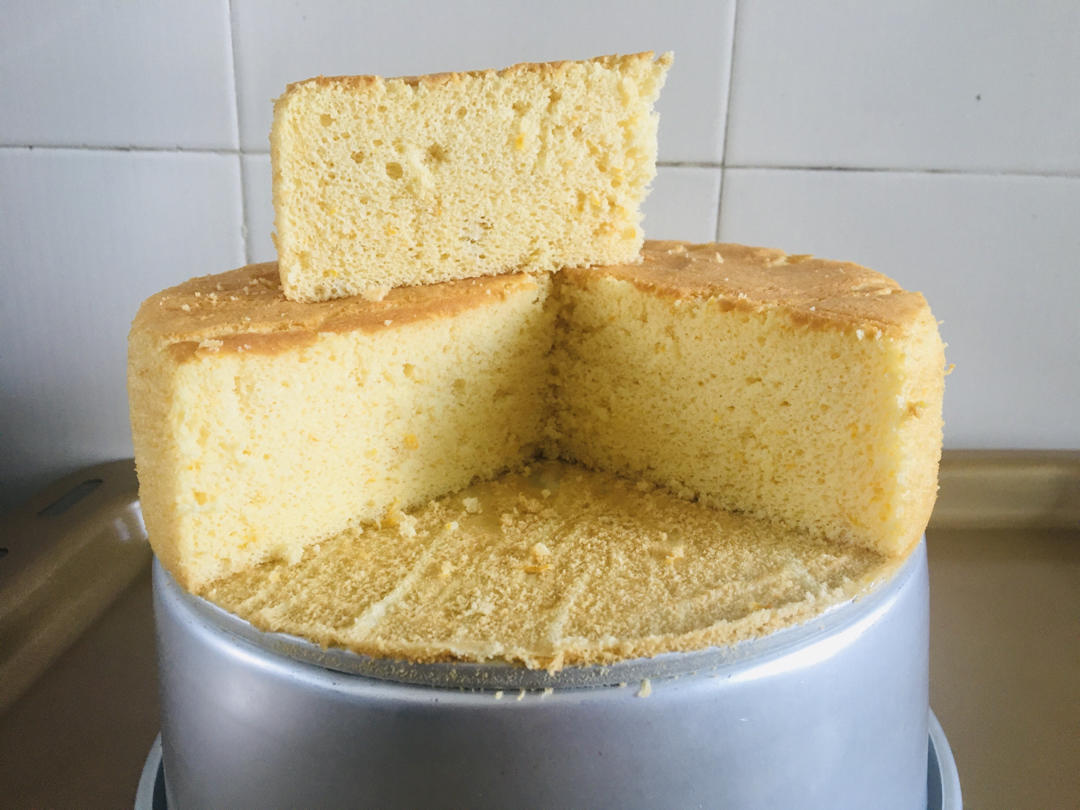 软嫩Q弹，橙香十足——香橙戚风