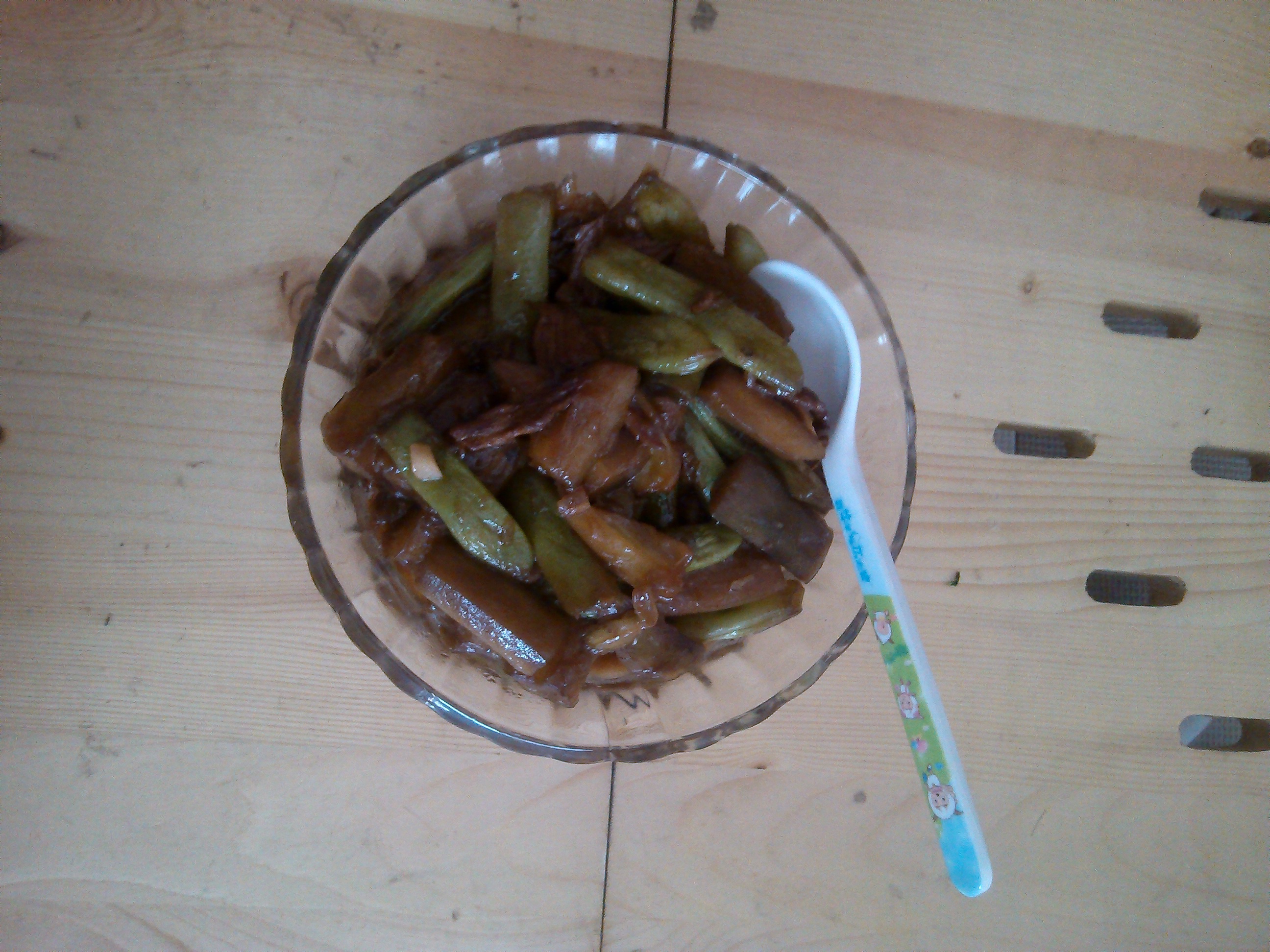 豆角烧茄子