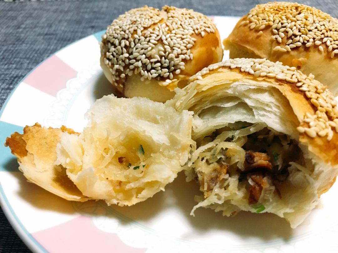 萝卜丝油渣香酥烧饼