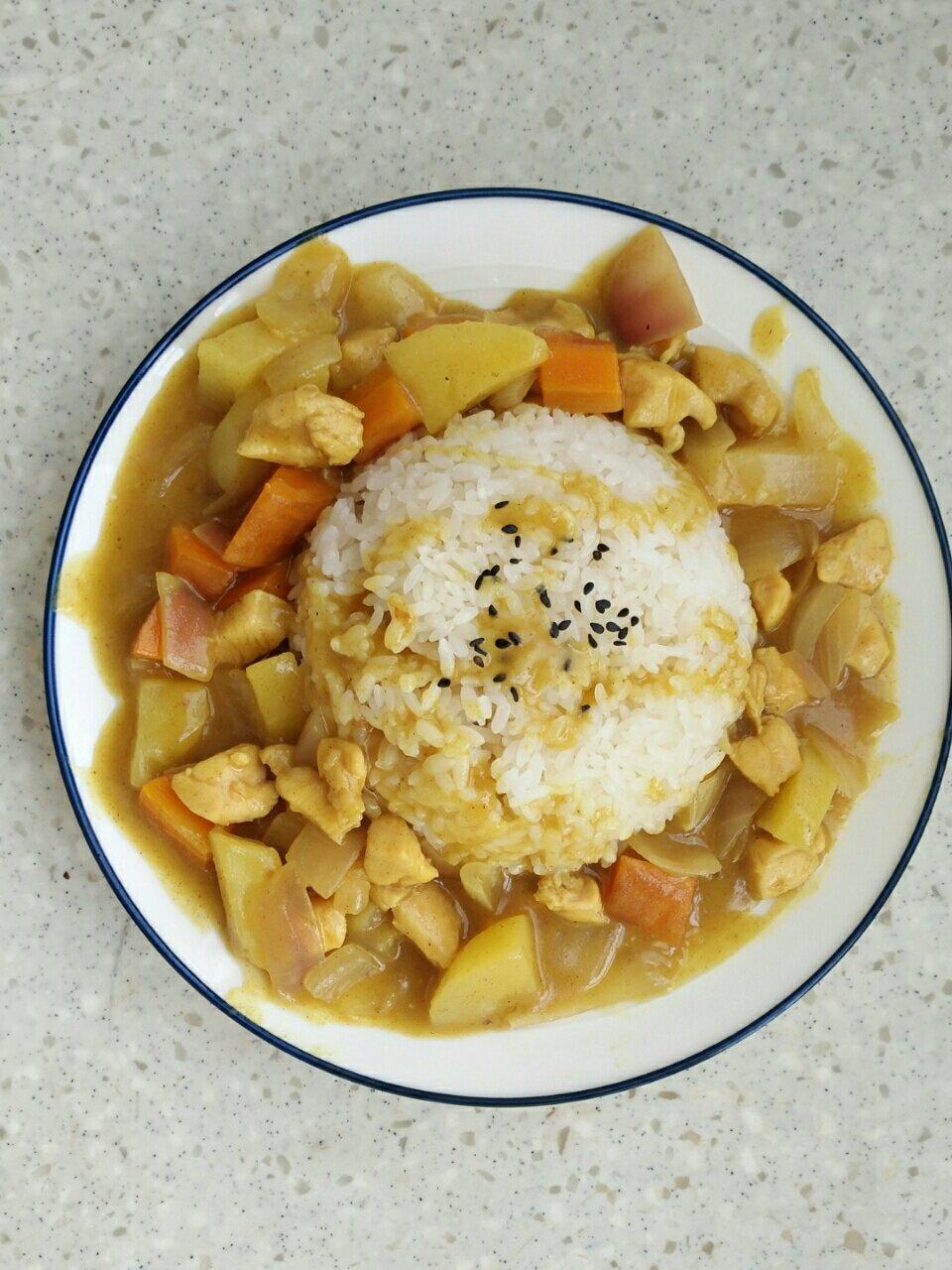 咖喱鸡饭