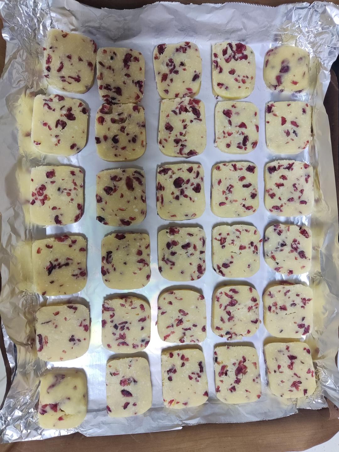 低糖少油版蔓越莓饼干