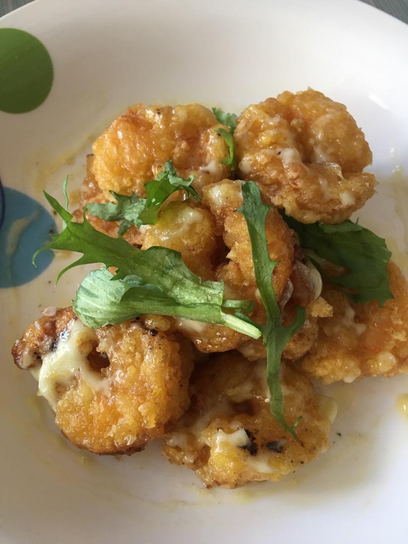 柏悦平替版芥末虾球