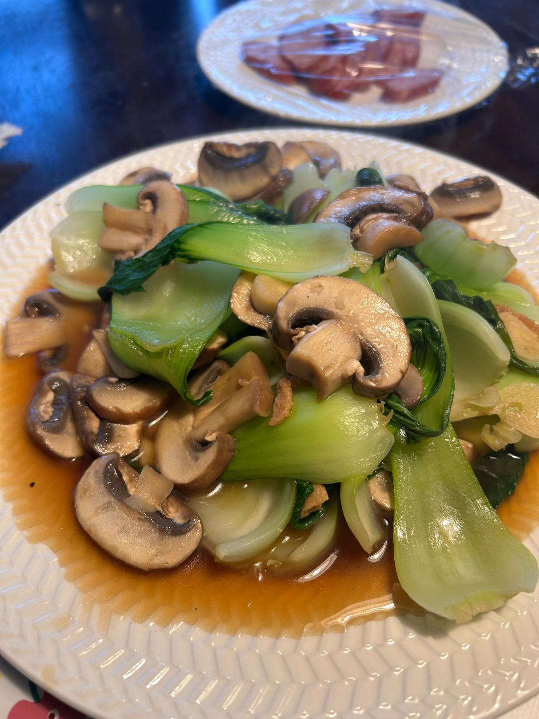 蚝油香菇小油菜