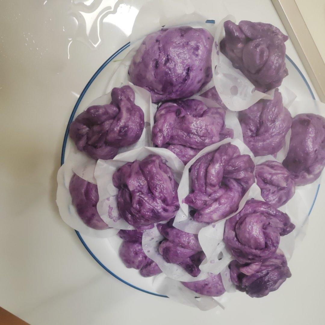 奶香紫薯馒头（一次性发酵）