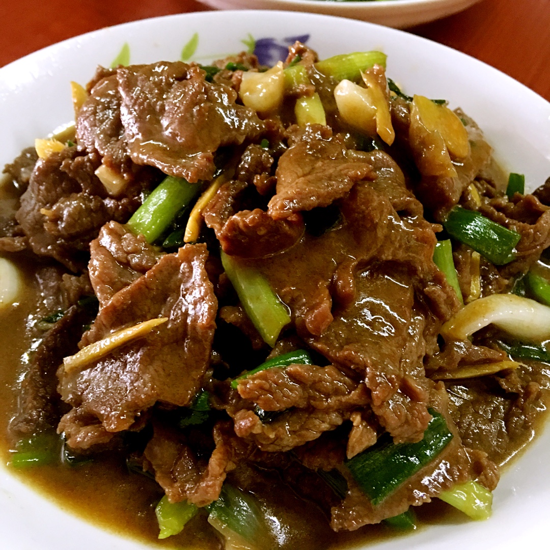 姜葱炒牛肉