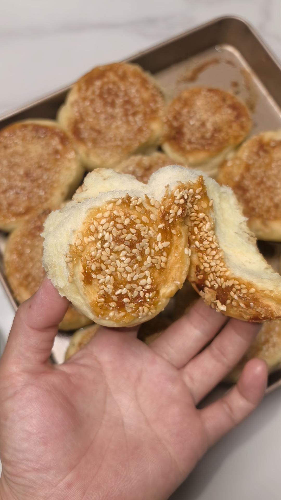 「老式脆底蜂蜜面包」松软香甜