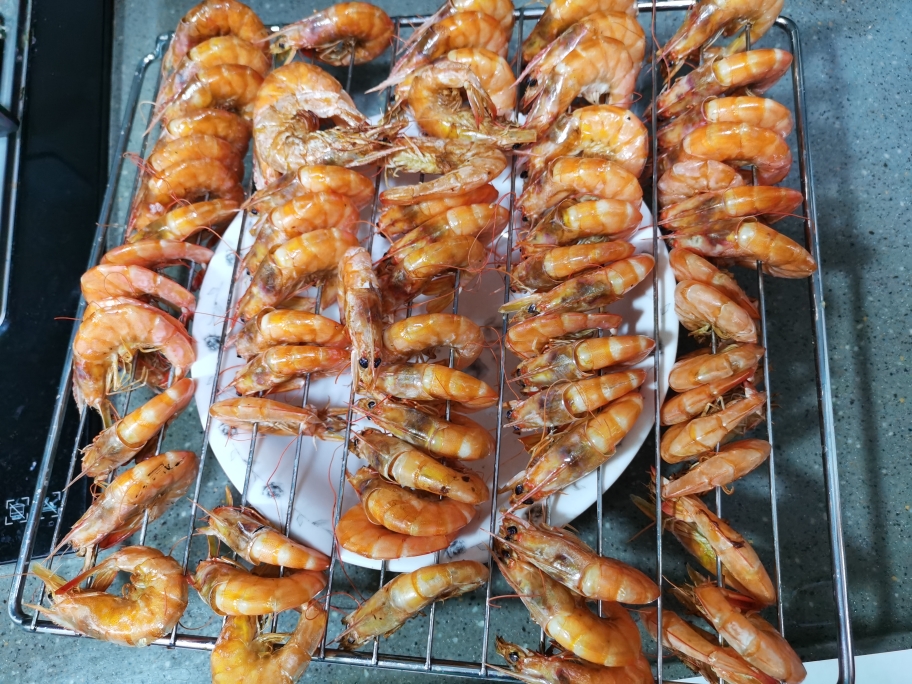 脆香烤虾的做法