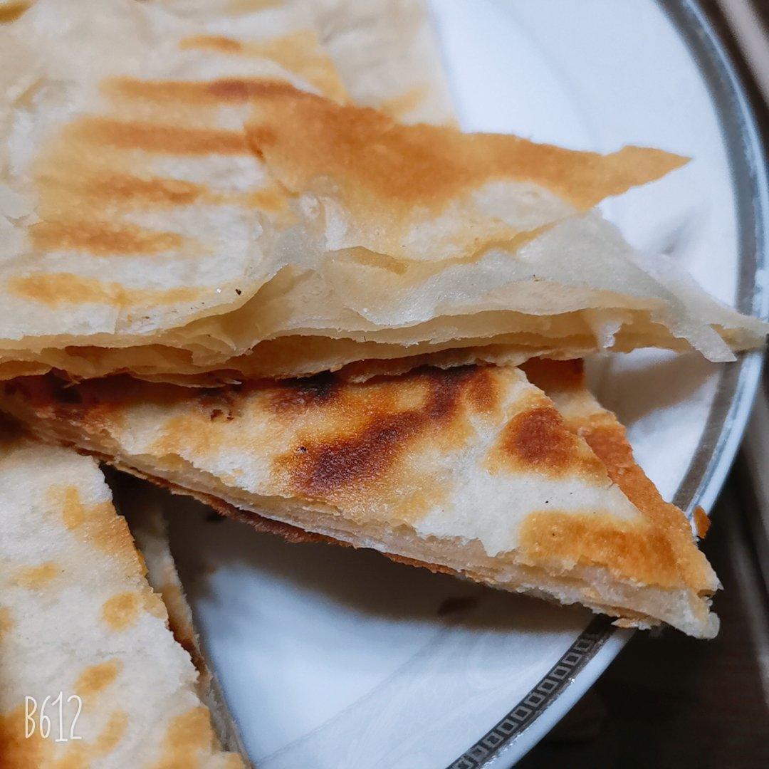 层次分明薄如蝉翼的家常基础烙饼