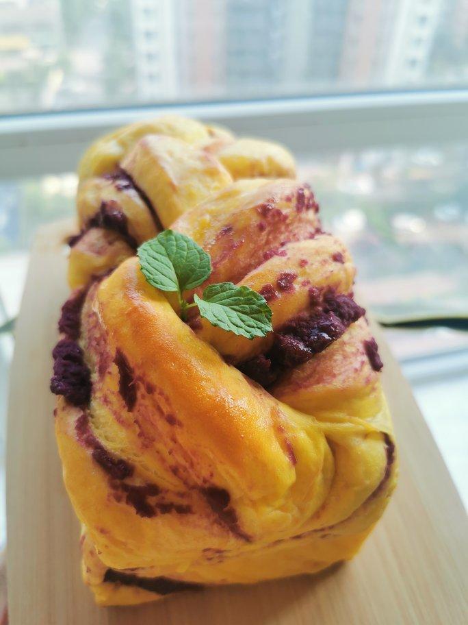 早餐吐司【南瓜紫薯】