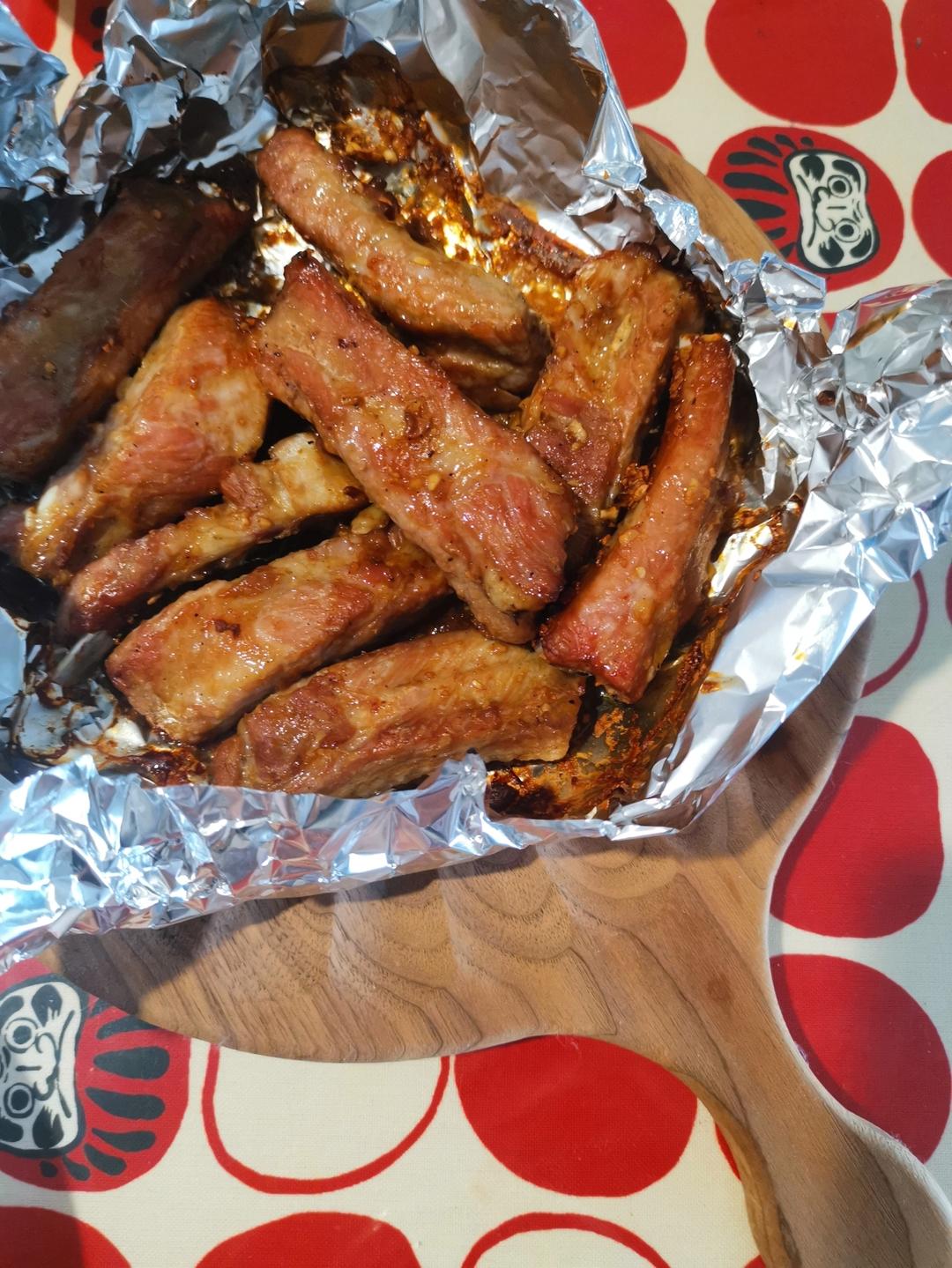 空气炸锅版（烤箱）蒜香排骨