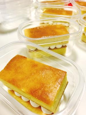 【生酮甜品】芝士奶油戚风盒子蛋糕的做法 步骤17