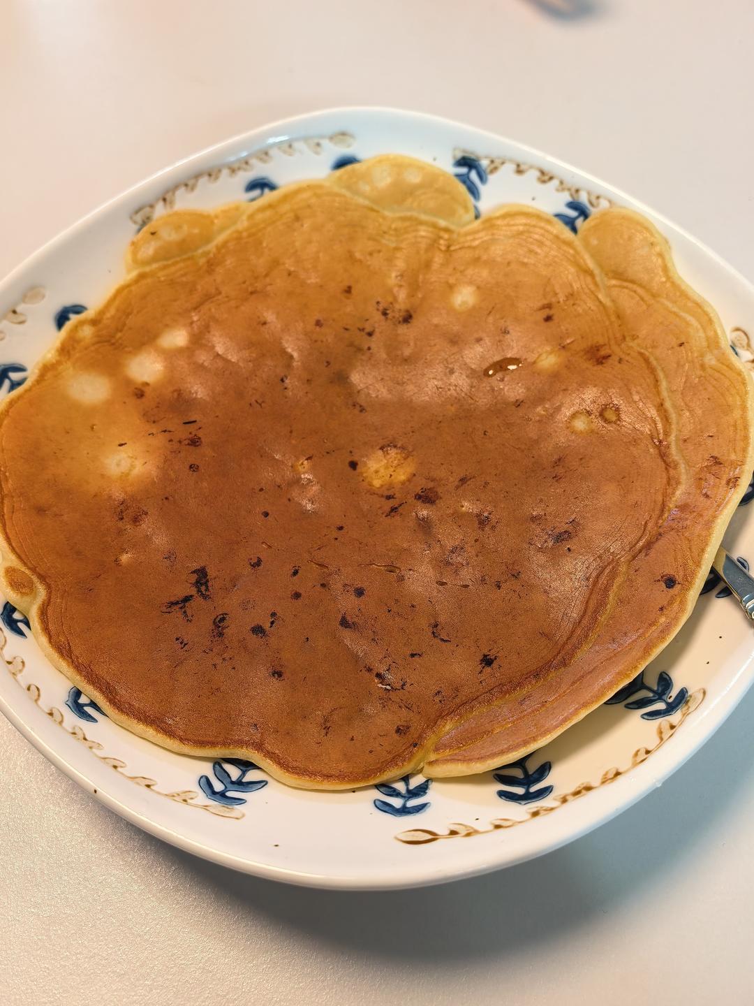 香蕉松饼（无油无糖快手早餐）