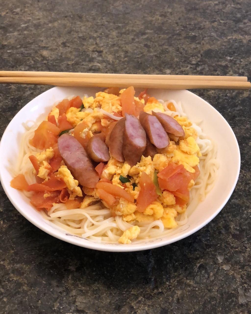 西红柿鸡蛋打卤面
