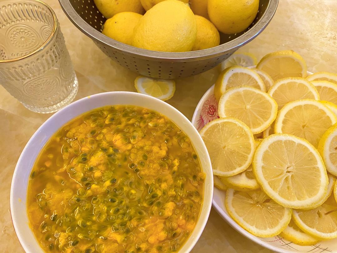 百香果柠檬蜂蜜