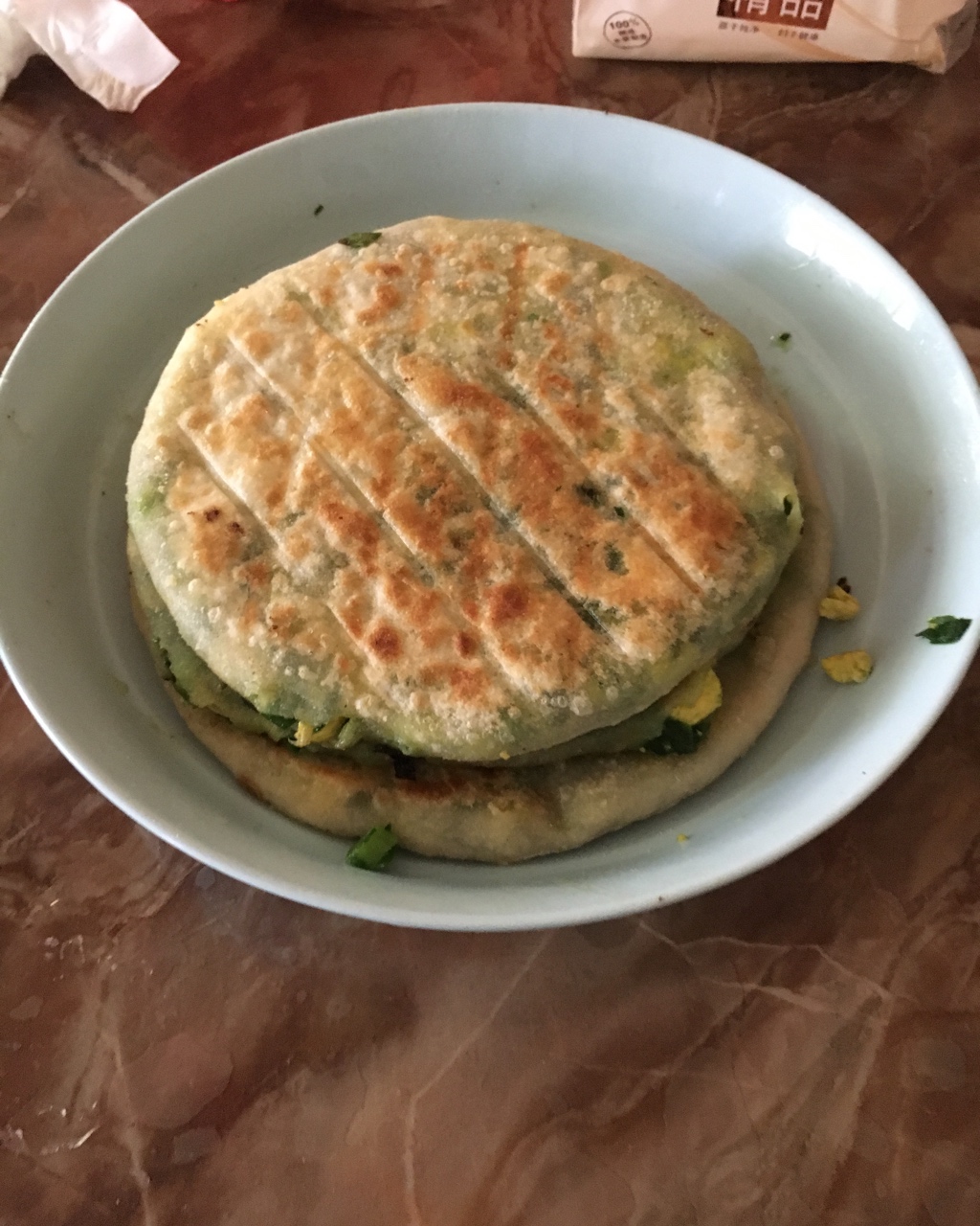 韭菜盒子 Chinese Leek and Egg Pasty