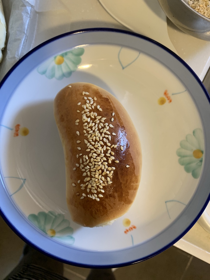 肉松沙拉酱小餐包（中种法）