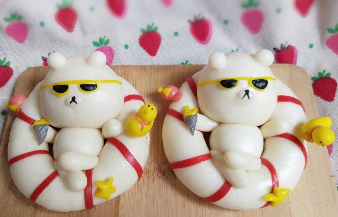 卡通馒头（泳圈小熊）