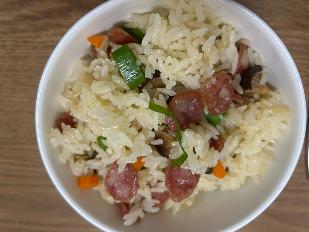 香菇腊肉饭