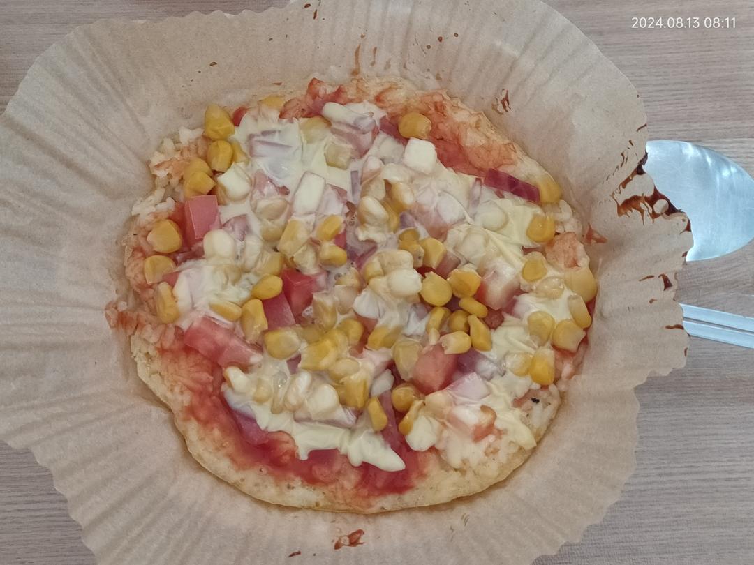 剩米饭的华丽转身-米饭披萨