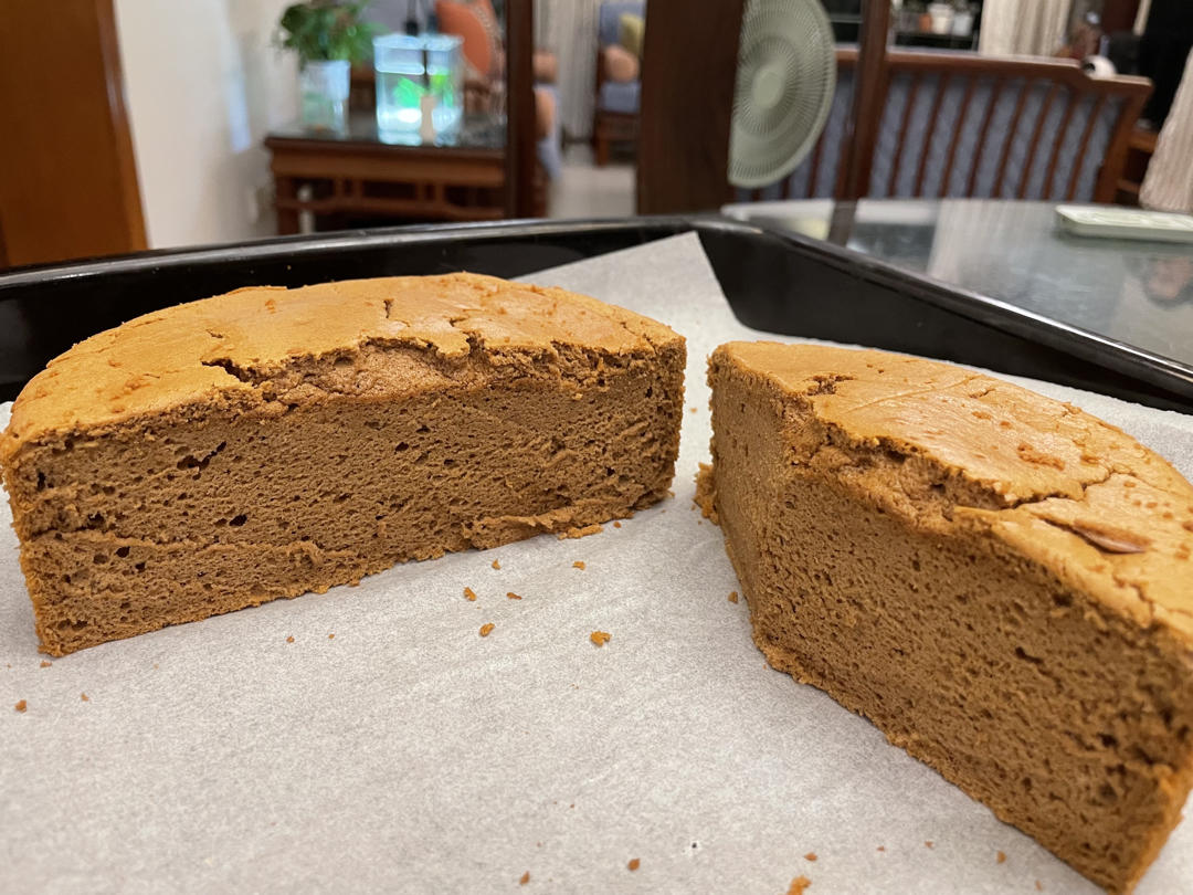 超级柔软香而不腻的（5寸6寸8寸）淡奶油戚风蛋糕