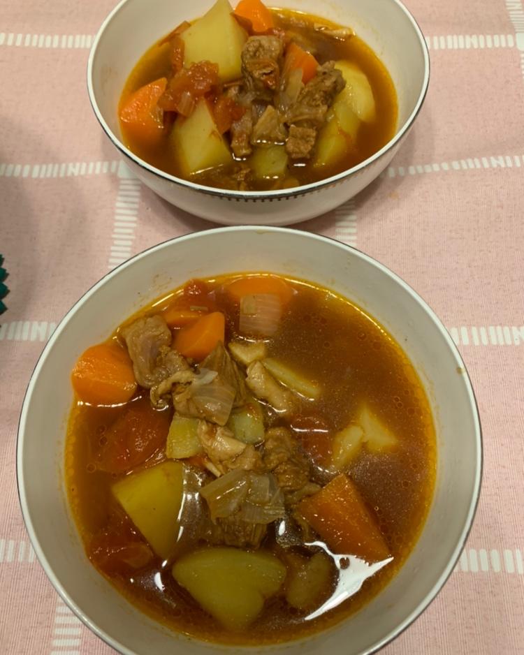 番茄土豆炖牛腩