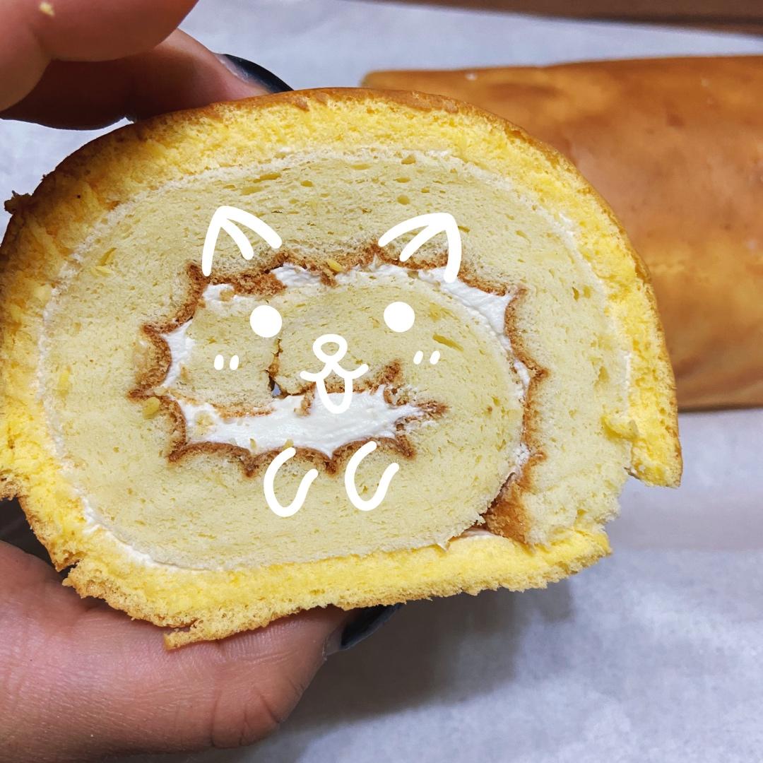 戚风奶油蛋糕卷