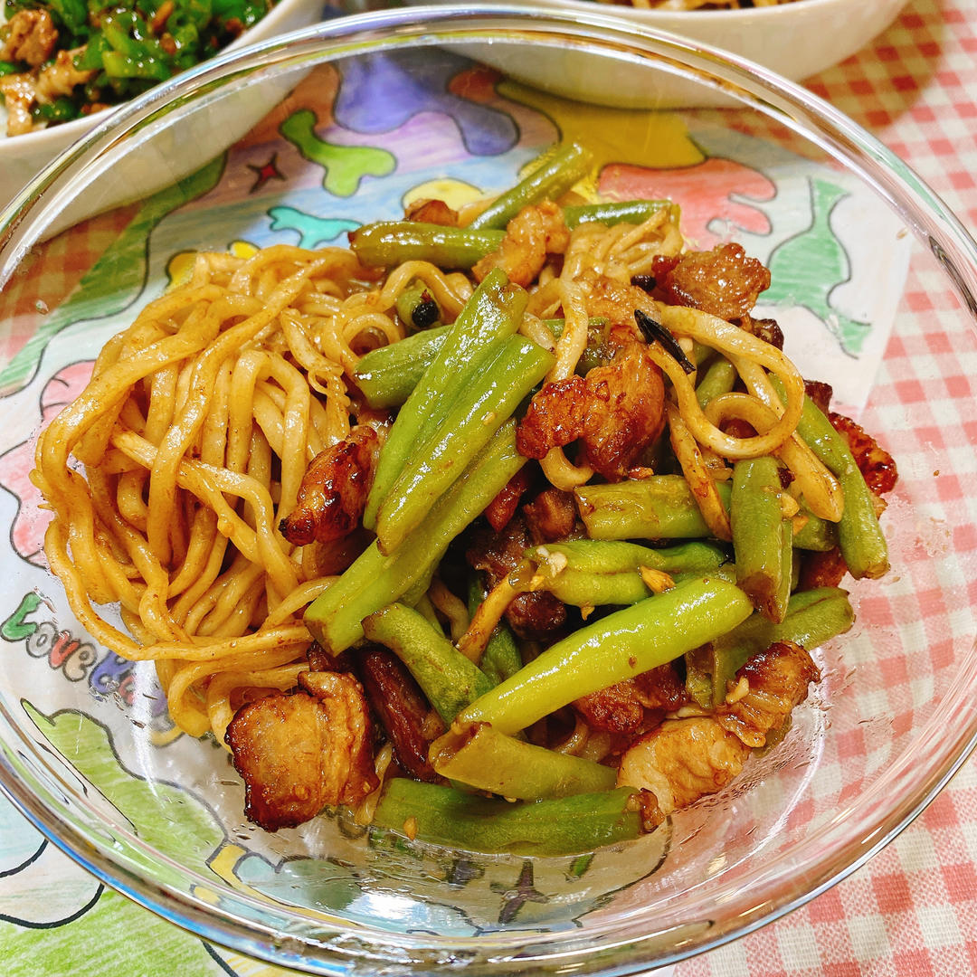 家常豆角焖面