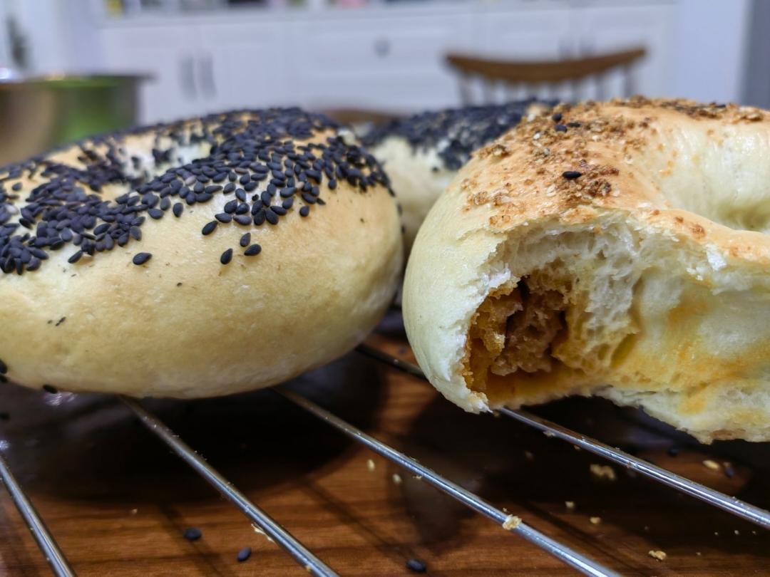 🥯一小时就完成的超快手贝果