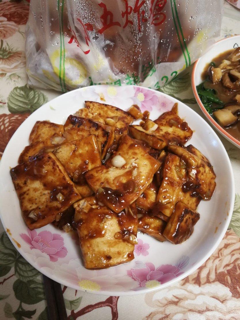 香辣煎豆腐
