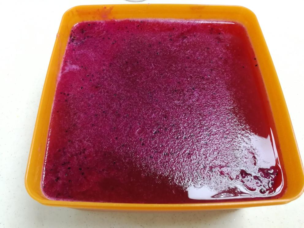 DIY火龙果果冻